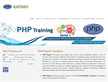 Tablet Screenshot of phpexperts.co.in